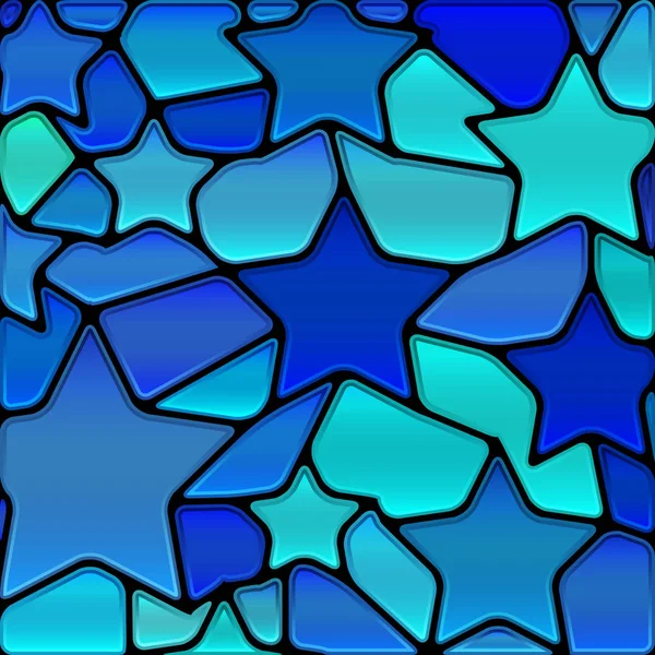 Vector abstracto manchado de vidrio mosaico de fondo — Vector de stock