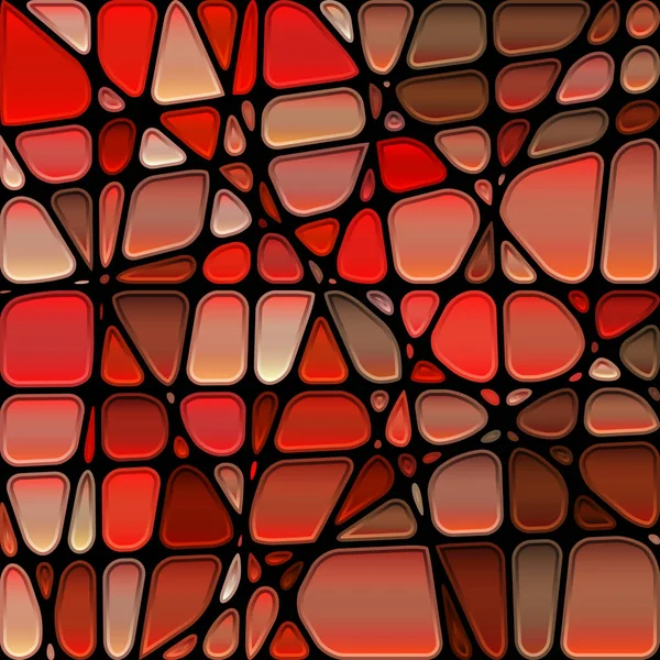 Abstracte vector glas-in-lood mozaïek achtergrond — Stockvector