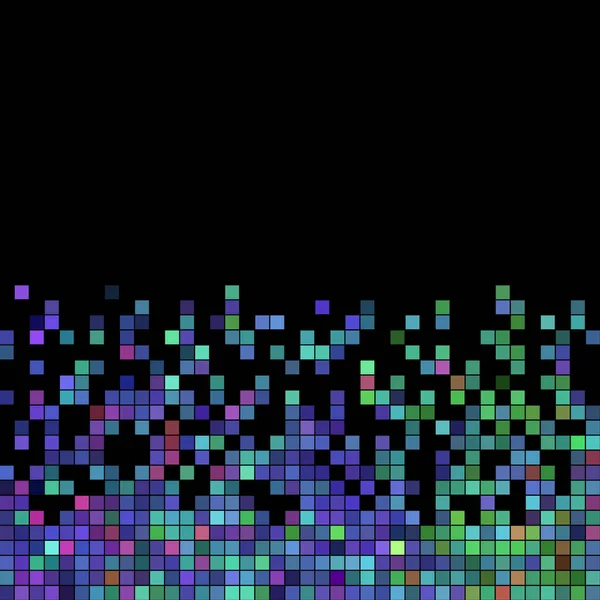 Abstract vector met vierkante pixels mozaïek achtergrond — Stockvector