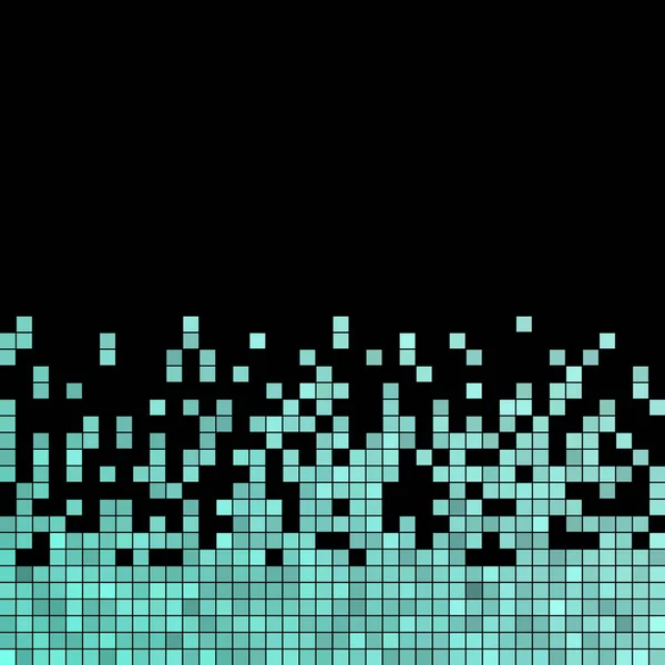 Abstrato vetor quadrado pixel mosaico fundo — Vetor de Stock