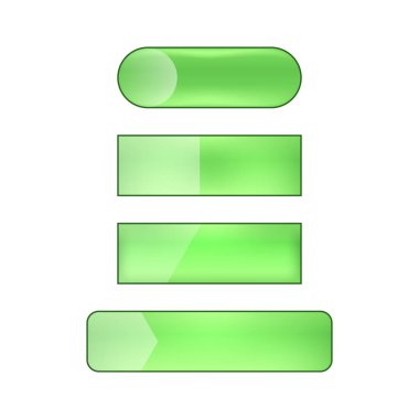 vektör web düğme kümesi