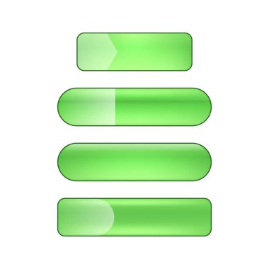 vektör web düğme kümesi