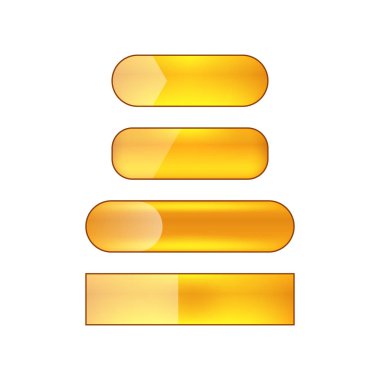 vektör web düğme kümesi