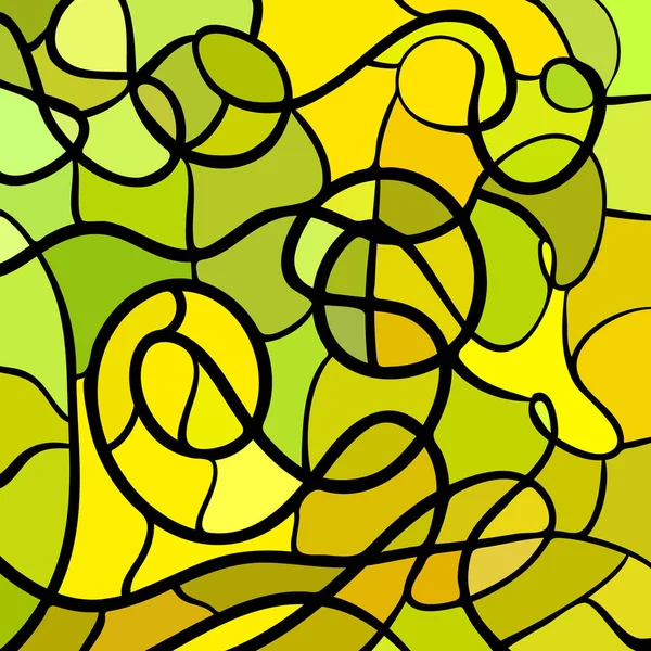 Vector abstracto manchado de vidrio mosaico de fondo — Vector de stock