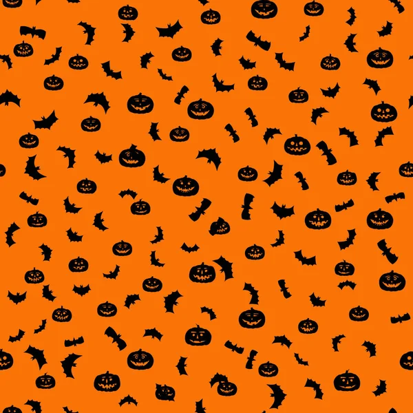 Halloween naadloze patroon vector — Stockvector