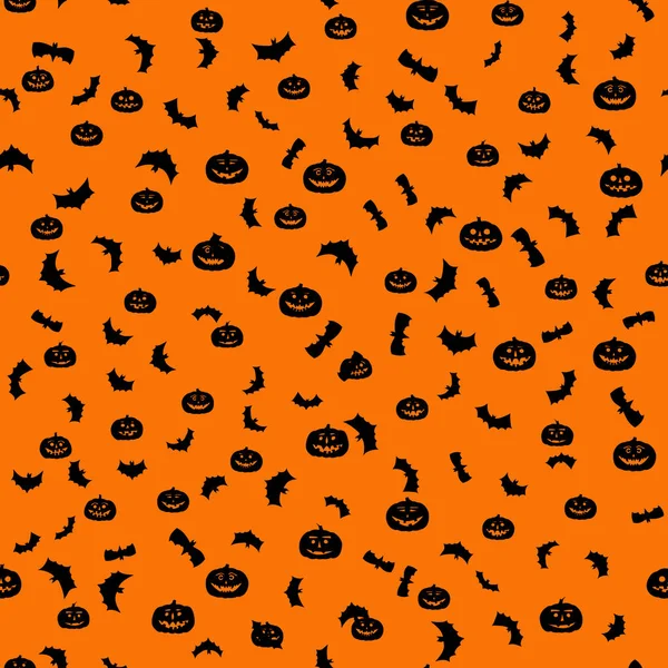 Vektor halloween seamless mönster — Stock vektor