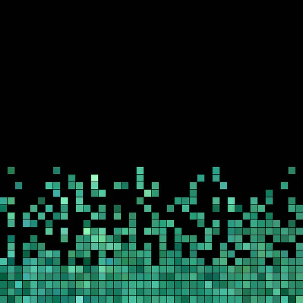 Abstrato vetor quadrado pixel mosaico fundo — Vetor de Stock