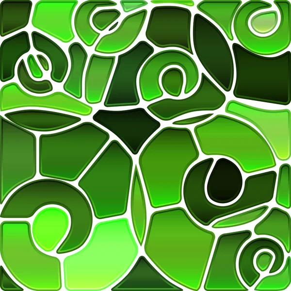 Vetor abstrato fundo mosaico de vidro manchado — Vetor de Stock