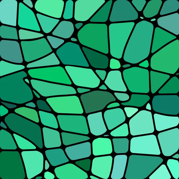 Abstracte vector glas-in-lood mozaïek achtergrond — Stockvector