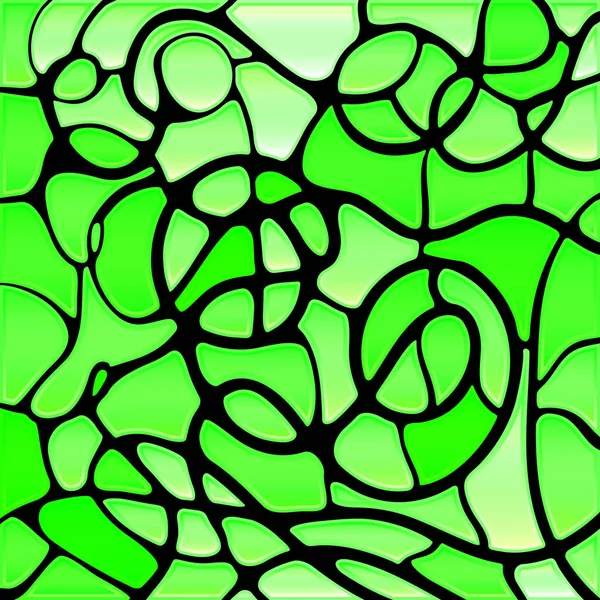 Vector abstracto manchado de vidrio mosaico de fondo — Vector de stock