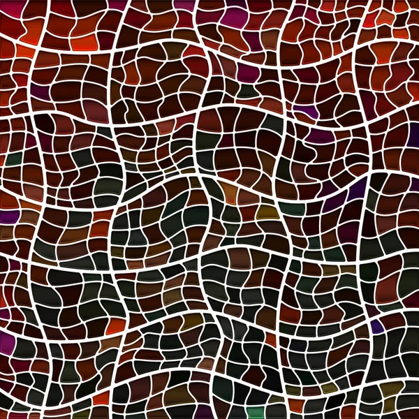 Vetor abstrato fundo mosaico de vidro manchado — Vetor de Stock