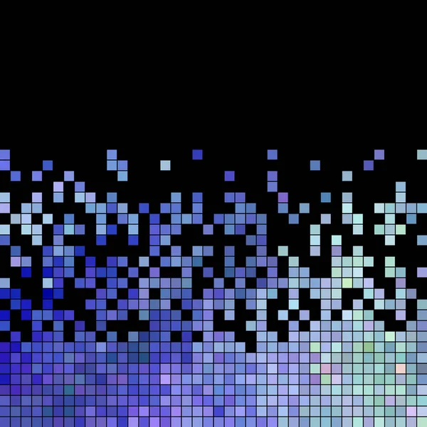 Abstract vector met vierkante pixels mozaïek achtergrond — Stockvector