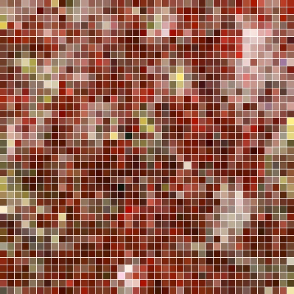 Abstract vector square pixel mosaic background — Stock Vector