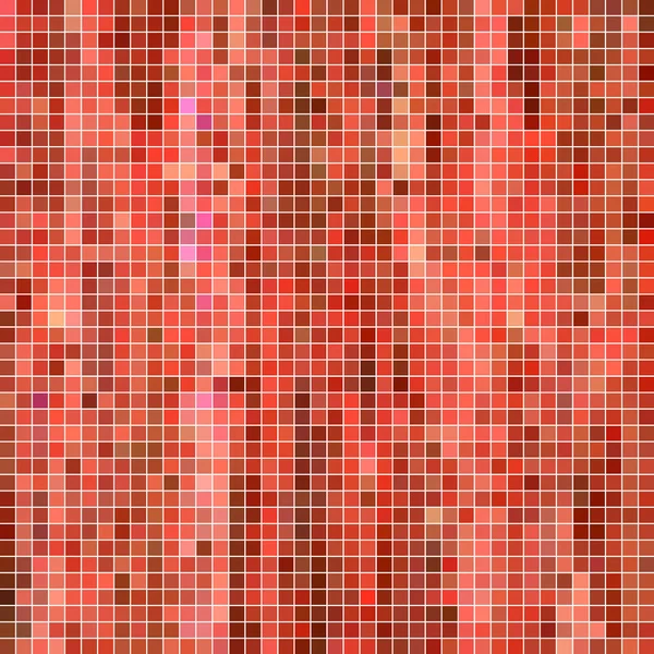 Abstrakter Vektor quadratischer Pixelmosaik Hintergrund — Stockvektor