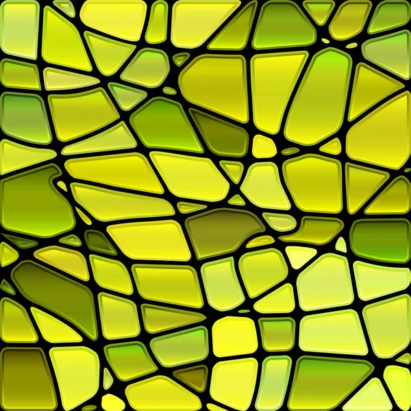 Abstracte vector glas-in-lood mozaïek achtergrond — Stockvector