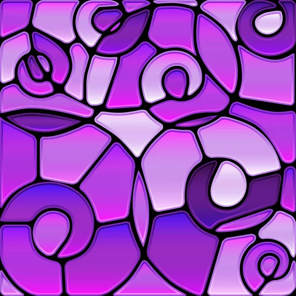 Vector abstracto manchado de vidrio mosaico de fondo — Archivo Imágenes Vectoriales