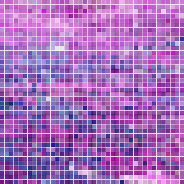 Abstract vector square pixel mosaic background — Stock Vector