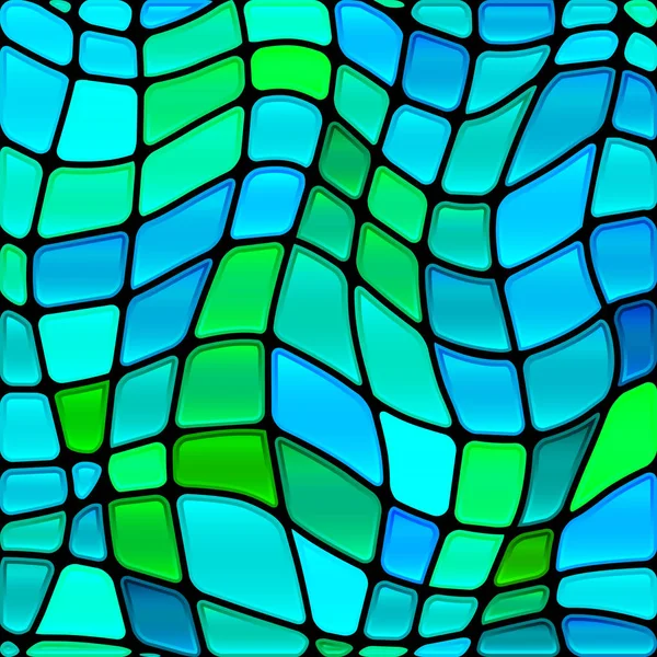 Vector abstracto manchado de vidrio mosaico de fondo — Vector de stock