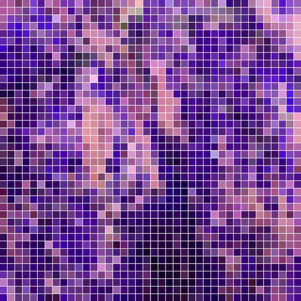 Streszczenie tło mozaika pikseli kwadratowych — Wektor stockowy