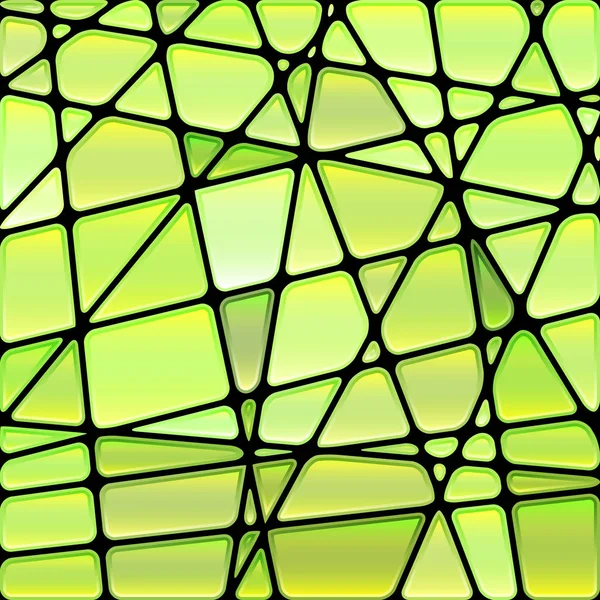 Abstracte vector glas-in-lood mozaïek achtergrond — Stockvector