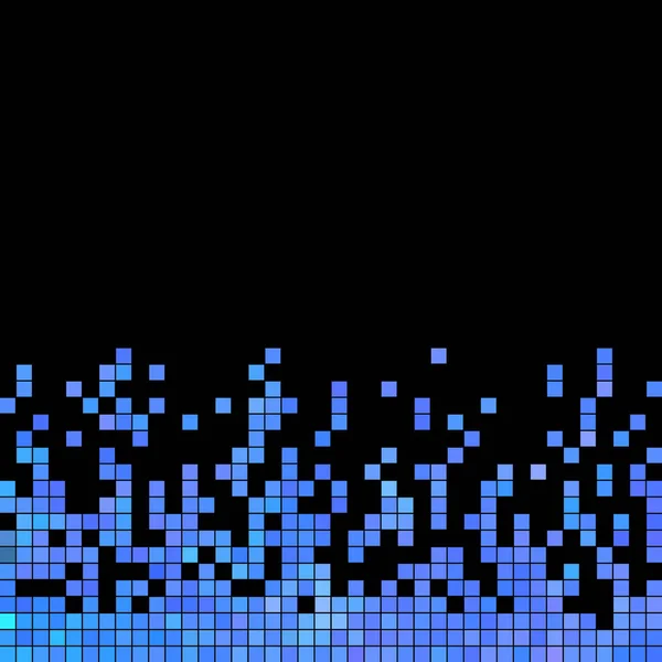 Абстрактний векторний квадратний піксельний мозаїчний фон — стоковий вектор