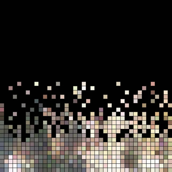 Vector abstracto pixel cuadrado mosaico fondo — Vector de stock