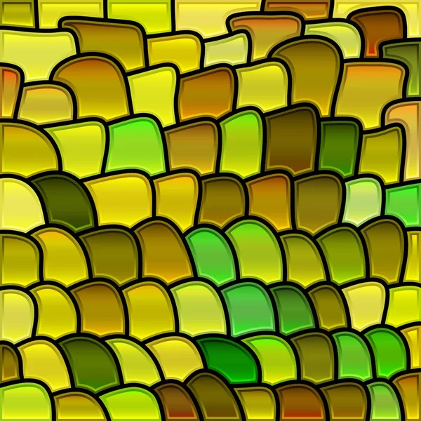 Abstracte vector glas-in-lood mozaïek achtergrond — Stockvector