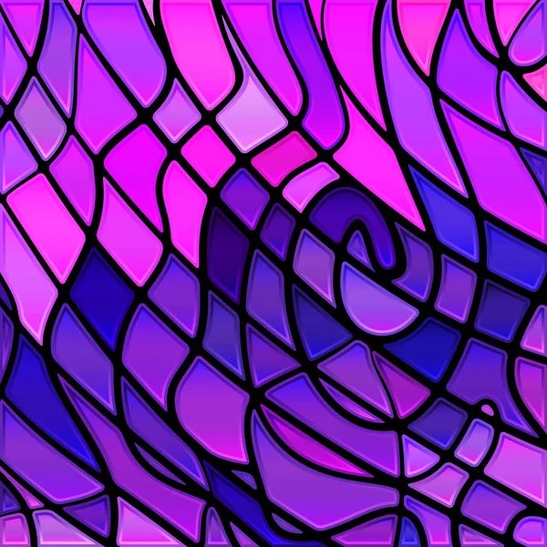 Vector abstracto manchado de vidrio mosaico de fondo — Archivo Imágenes Vectoriales