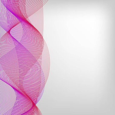 soyut vektör satır arkaplanı salladı