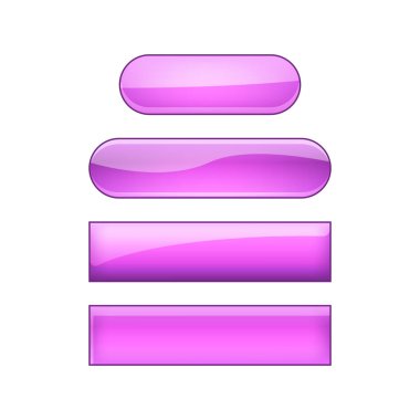 vektör web düğme kümesi