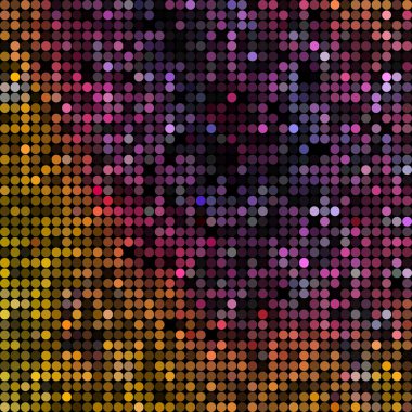 soyut vektör yuvarlak nokta arka plan renkli