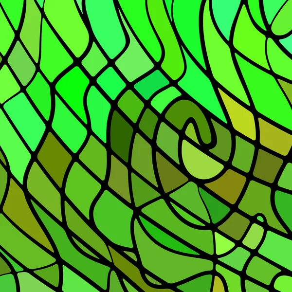 Vector abstracto manchado de vidrio mosaico de fondo — Vector de stock