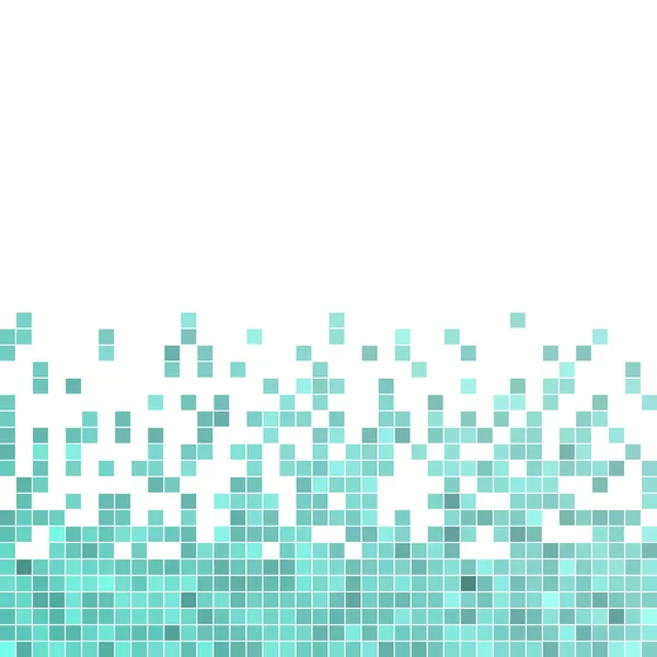 Abstract vector square pixel mosaic background — Stock Vector