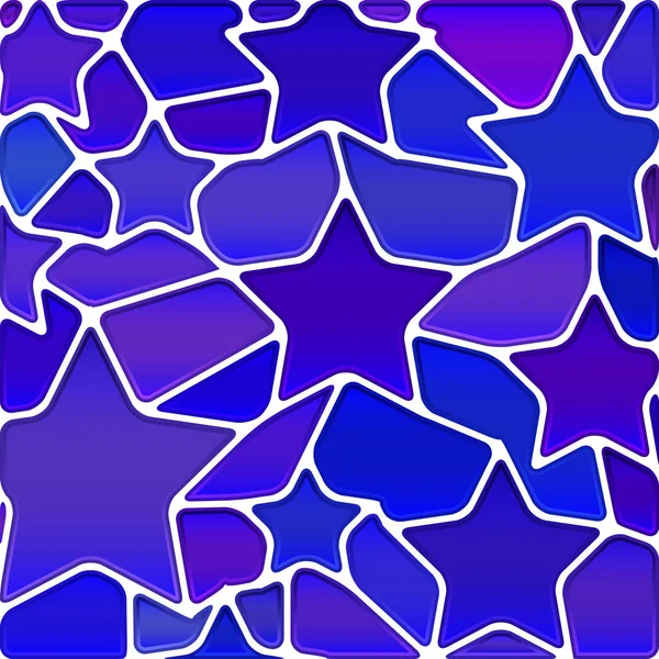 Vector abstracto manchado de vidrio mosaico de fondo — Vector de stock