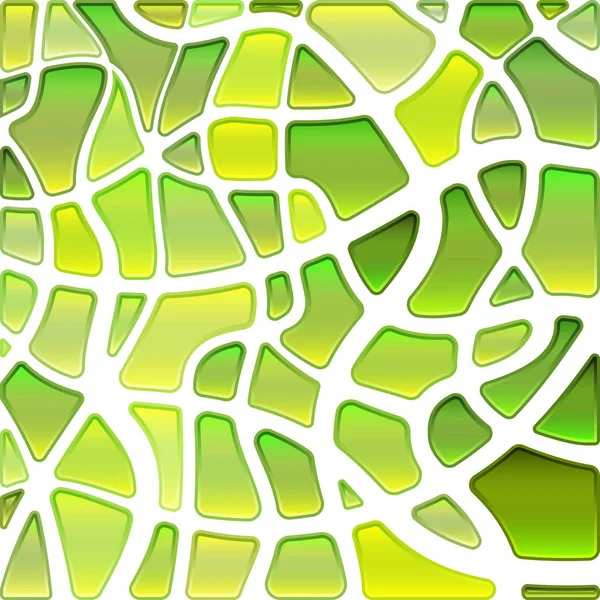 Abstracte vector glas-in-lood mozaïek achtergrond — Stockvector