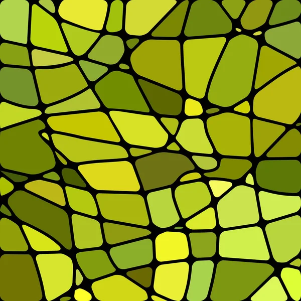 Abstracte vector glas-in-lood mozaïek achtergrond — Stockvector