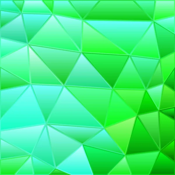 Abstrait vecteur teinté-verre triangle mosaïque fond — Image vectorielle