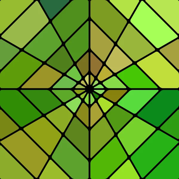 Vetor abstrato fundo mosaico de vidro manchado — Vetor de Stock