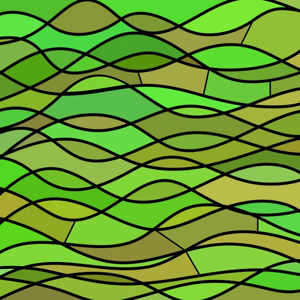 Vector abstracto manchado de vidrio mosaico de fondo — Vector de stock