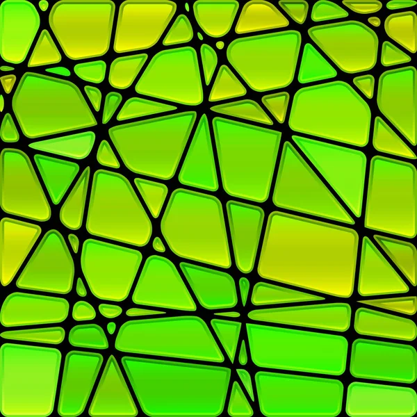 Abstracte vector glas-in-lood mozaïek achtergrond — Stockvector