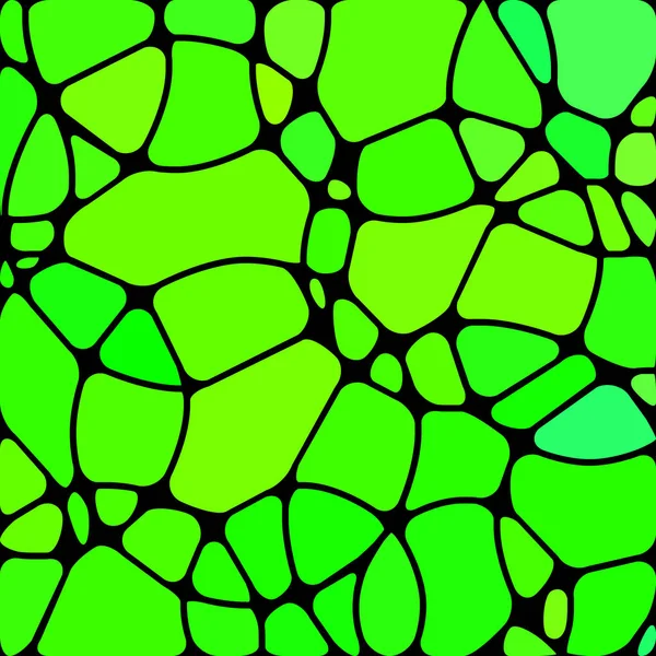 Abstracte vector glas-in-lood mozaïek achtergrond — Stockvector