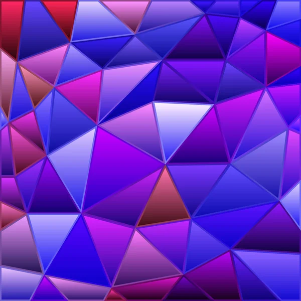 Soyut vektör vitray üçgen mozaik arka plan — Stok Vektör