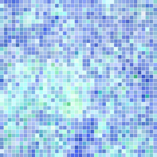 Abstract vector square pixel mosaic background — Stock Vector