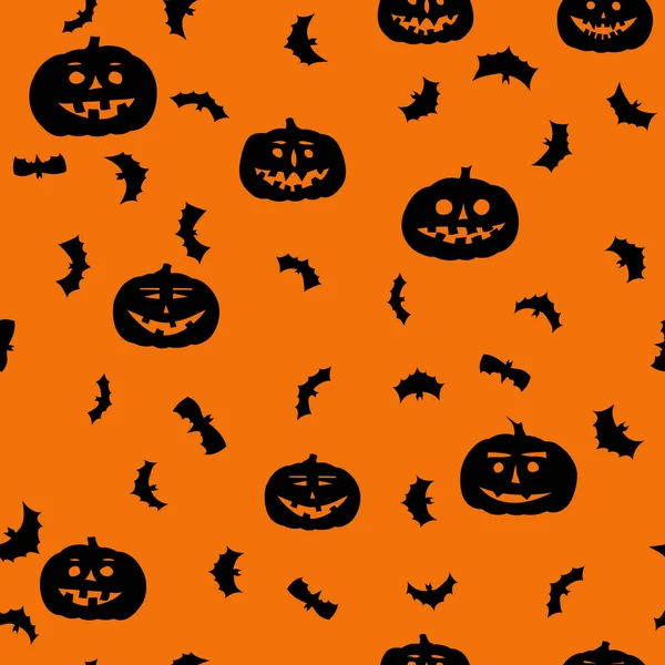 Padrão sem costura Vector halloween — Vetor de Stock