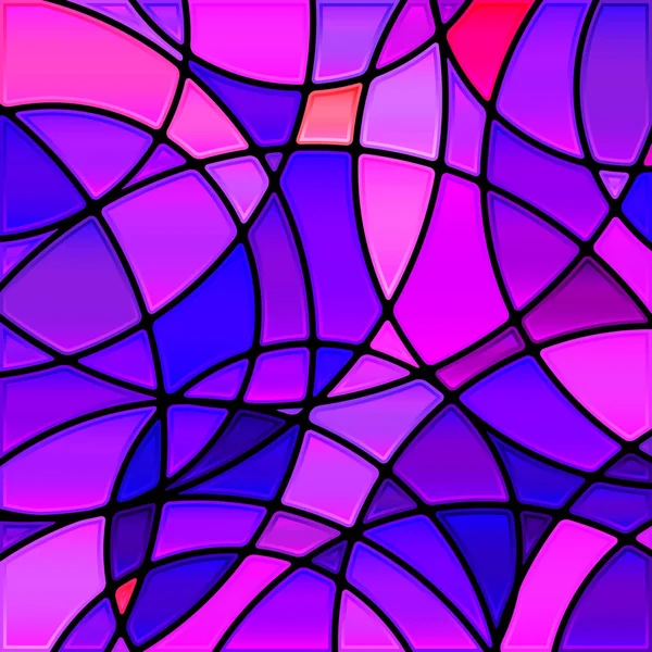 Abstracte vector glas-in-lood mozaïek achtergrond — Stockvector