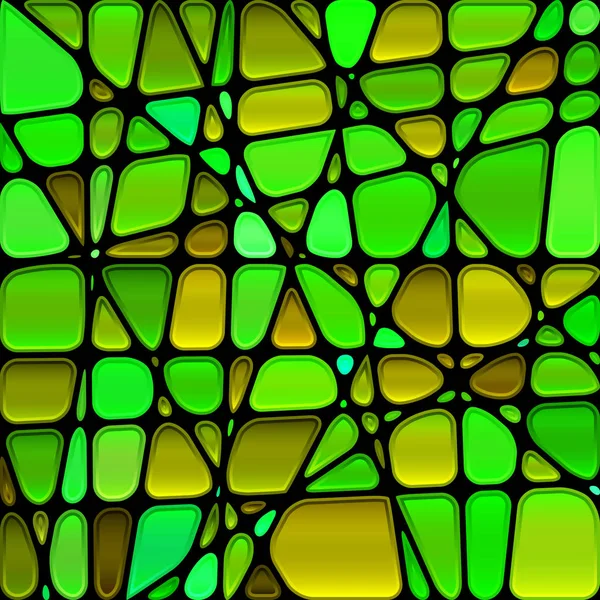 Abstracte vector glas-in-lood mozaïek achtergrond — Stockvector