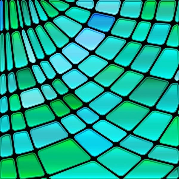 Abstracte vector glas-in-lood mozaïek achtergrond — Stockvector