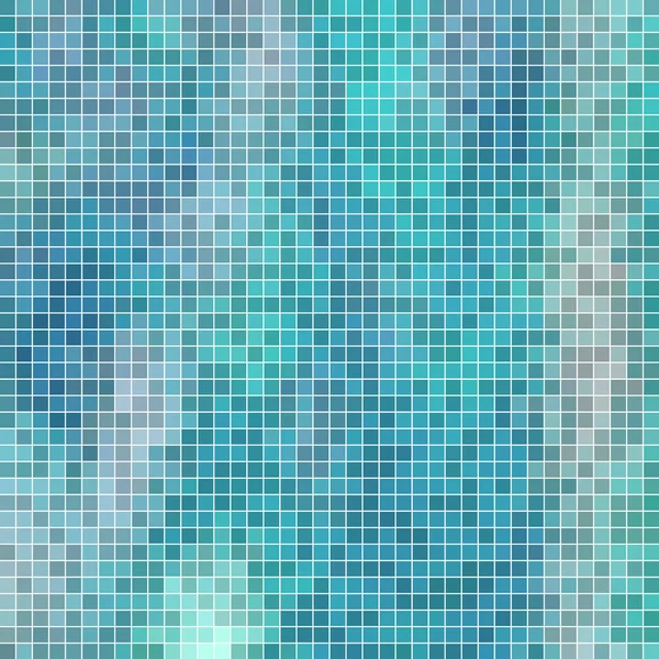 Abstract vector square pixel mosaic background — Stock Vector