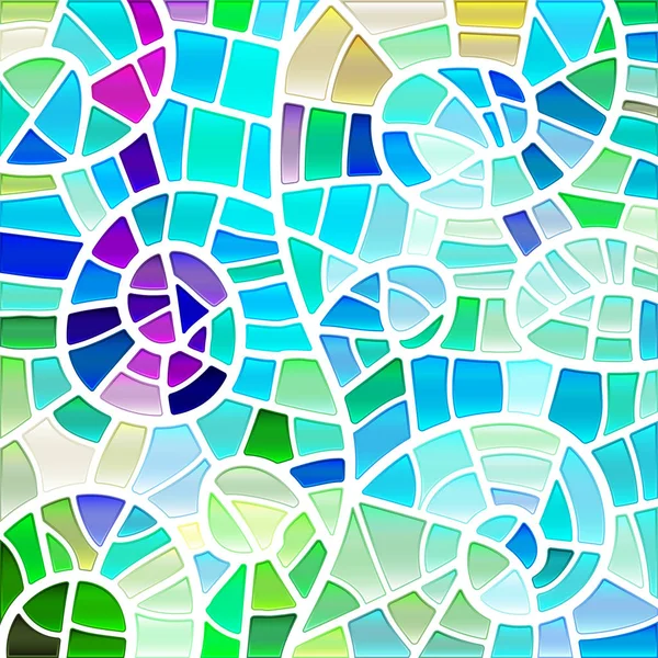 Astratto vettore vetrate mosaico sfondo — Vettoriale Stock