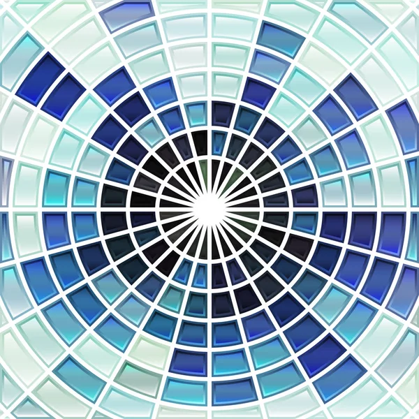 Vector abstracto manchado de vidrio mosaico de fondo — Vector de stock